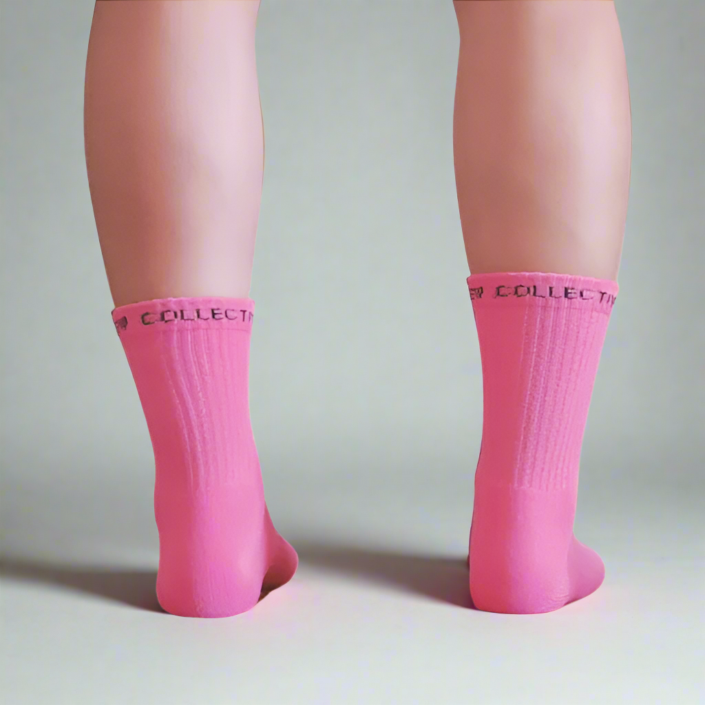 Crew Socks - Bold Pink