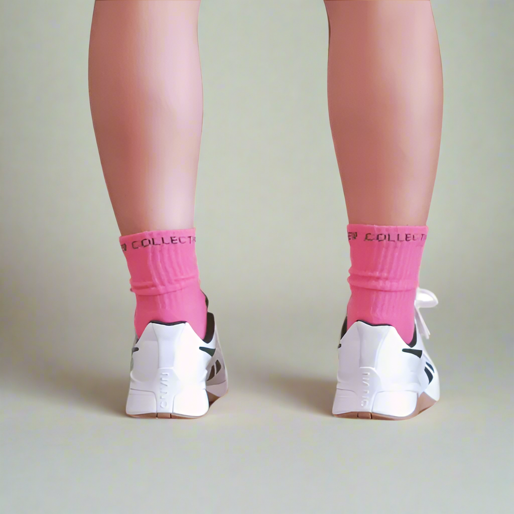 Crew Socks - Bold Pink