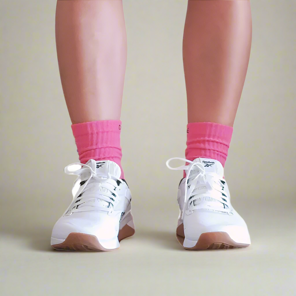 Crew Socks - Bold Pink